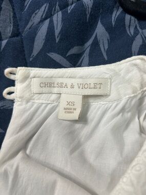 Chelsea & Violet White Cotton with Delicate Trim